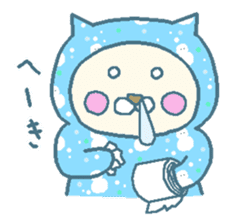 In colorful Cat's days sticker #11987033