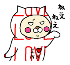 In colorful Cat's days sticker #11987034