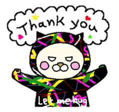 In colorful Cat's days sticker #11987035