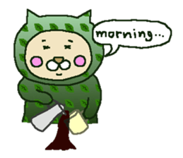 In colorful Cat's days sticker #11987037