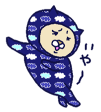 In colorful Cat's days sticker #11987051