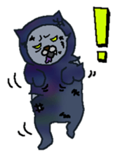 In colorful Cat's days sticker #11987055