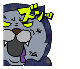 In colorful Cat's days sticker #11987056