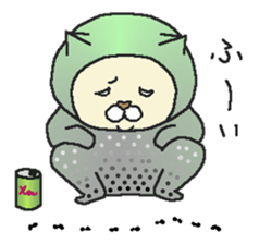 In colorful Cat's days sticker #11987058