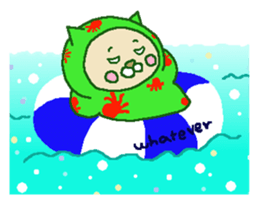 In colorful Cat's days sticker #11987062