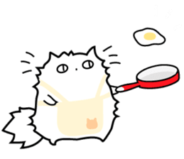 Philosophy cat sticker #11987659