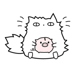 Philosophy cat sticker #11987665