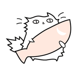 Philosophy cat sticker #11987666