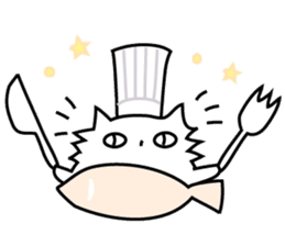 Philosophy cat sticker #11987668