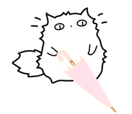 Philosophy cat sticker #11987675