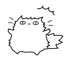 Philosophy cat sticker #11987676