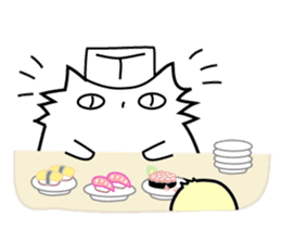 Philosophy cat sticker #11987683