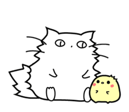 Philosophy cat sticker #11987686