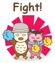 couple owl sticker #11987710