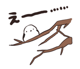 Daily life of the Aegithalos caudatus sticker #11987858