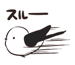 Daily life of the Aegithalos caudatus sticker #11987886