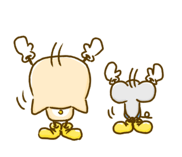 Cat and Mouse cute design sticker sticker #11988959