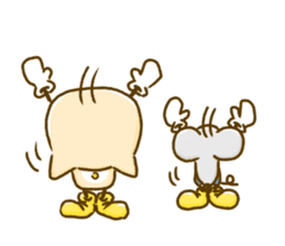 Cat and Mouse cute design sticker sticker #11988959