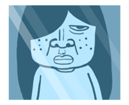 Reiko is ugly ghost sticker #11989591