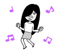 Reiko is ugly ghost sticker #11989596