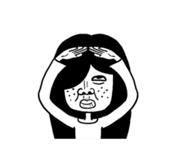 Reiko is ugly ghost sticker #11989611