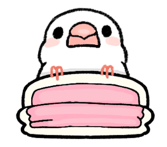 Sticker to animate. Java sparrow sticker #11990125