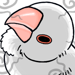 Sticker to animate. Java sparrow