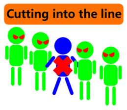 Request to foreign tourists coming sticker #11990658