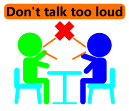 Request to foreign tourists coming sticker #11990662