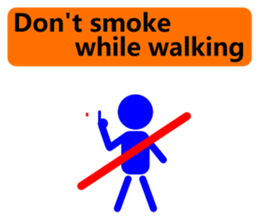 Request to foreign tourists coming sticker #11990676