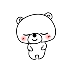 Everyone likes very much, Mr. white bear sticker #11990774