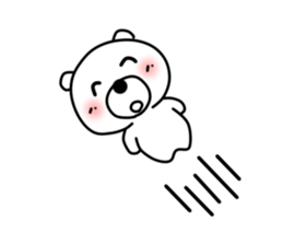 Everyone likes very much, Mr. white bear sticker #11990786