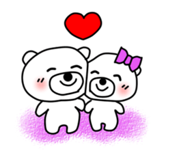 Everyone likes very much, Mr. white bear sticker #11990791