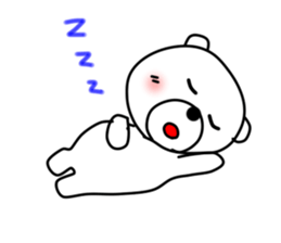 Everyone likes very much, Mr. white bear sticker #11990798