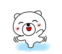 Everyone likes very much, Mr. white bear sticker #11990804