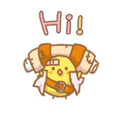 mochi chikens 3 sticker #11991925