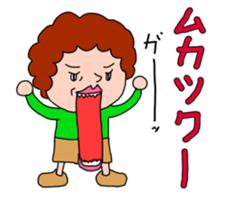 kawaii obachan sticker #11992683