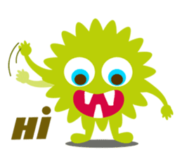 Boo Boo Thorny Monster sticker #11993864