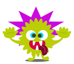 Boo Boo Thorny Monster sticker #11993873