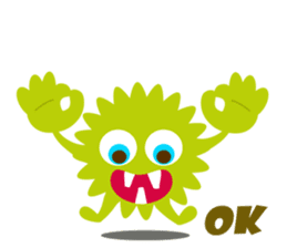 Boo Boo Thorny Monster sticker #11993874