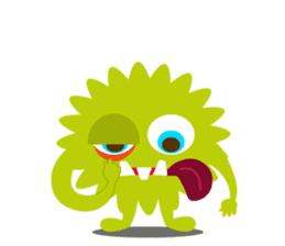Boo Boo Thorny Monster sticker #11993897