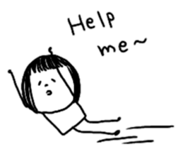 On the eyebrows yuruyurupatsukochan2 sticker #11993983