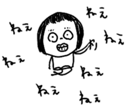 On the eyebrows yuruyurupatsukochan2 sticker #11993986