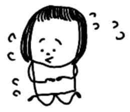 On the eyebrows yuruyurupatsukochan2 sticker #11994009