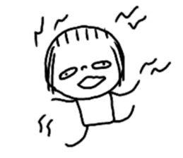 On the eyebrows yuruyurupatsukochan2 sticker #11994012