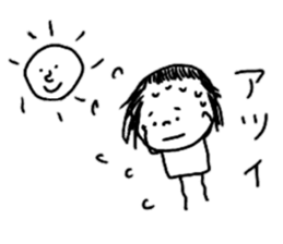 On the eyebrows yuruyurupatsukochan2 sticker #11994014