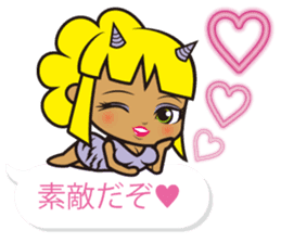 Oni rangers speech balloons sticker #11994275