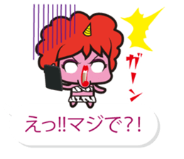 Oni rangers speech balloons sticker #11994284