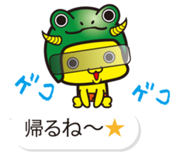 Oni rangers speech balloons sticker #11994288