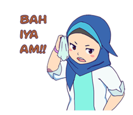 Banjar Hijab sticker #11994434